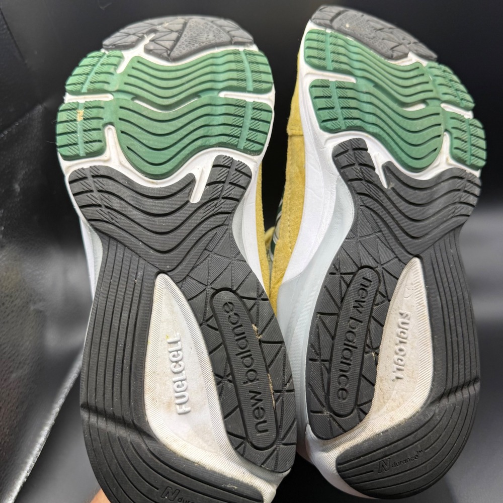 New Balance 990v6 Made in USA Teddy Santis Yellow Green Mens 8.5 Sneakers U990TE - Picture 14 of 14